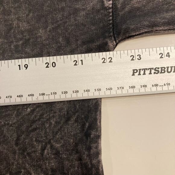 NWOT VINTAGE CANVAS Hoodie Sweatshirt Dress Women Men Unisex S Acid-Wash Grey - Picture 8 of 10